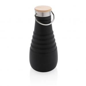 Leakproof silicone foldable bottle