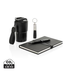 Swiss Peak RCS certified deluxe business gift set w/ tumbler