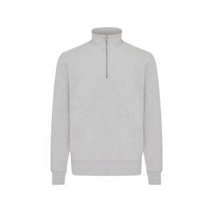 IQONIQ Elgon recycled cotton quarter zip sweater